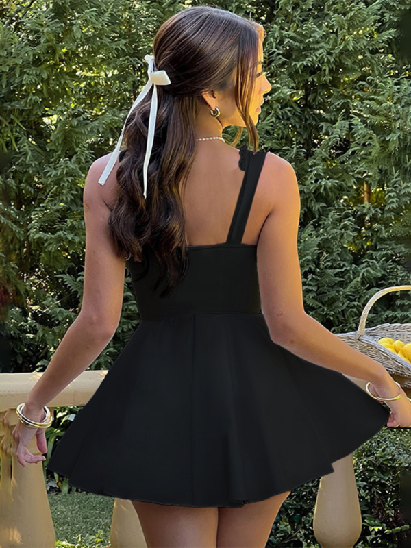 GR | New Backless Sling Lace Dress 