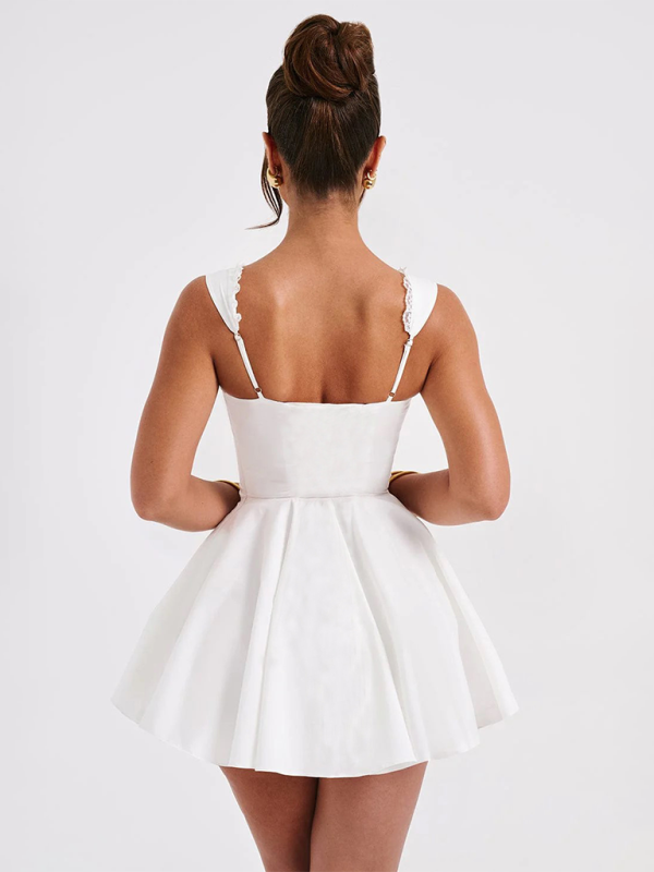GR | New Backless Sling Lace Dress 