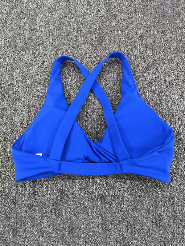 GR  | Enganliegend schnelltrocknender Sport Yoga-BH für Outdoor-Laufen Cross-Back Fitness-Unterwäsche