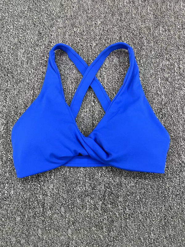 GR  | Enganliegend schnelltrocknender Sport Yoga-BH für Outdoor-Laufen Cross-Back Fitness-Unterwäsche
