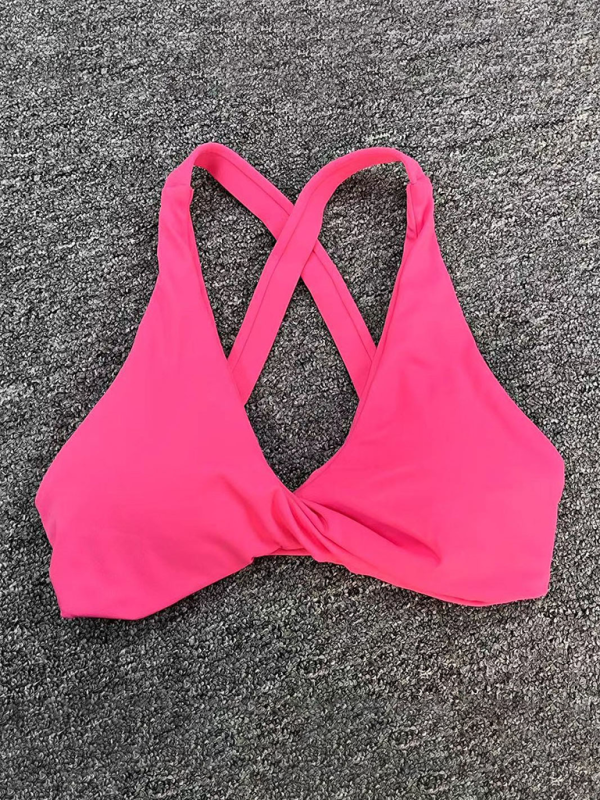 GR  | Enganliegend schnelltrocknender Sport Yoga-BH für Outdoor-Laufen Cross-Back Fitness-Unterwäsche