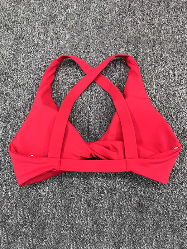 GR  | Enganliegend schnelltrocknender Sport Yoga-BH für Outdoor-Laufen Cross-Back Fitness-Unterwäsche