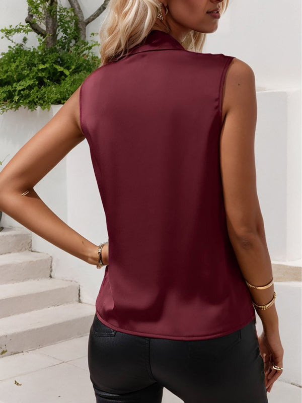GR | Elegant Sexy Women's Sleeveless Shirt Tops 