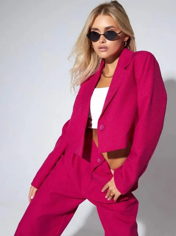 GR | Classic two-piece blazer set for women