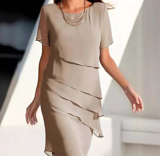 GR | Marineblaues Ärmelloses Einfaches Minikleid