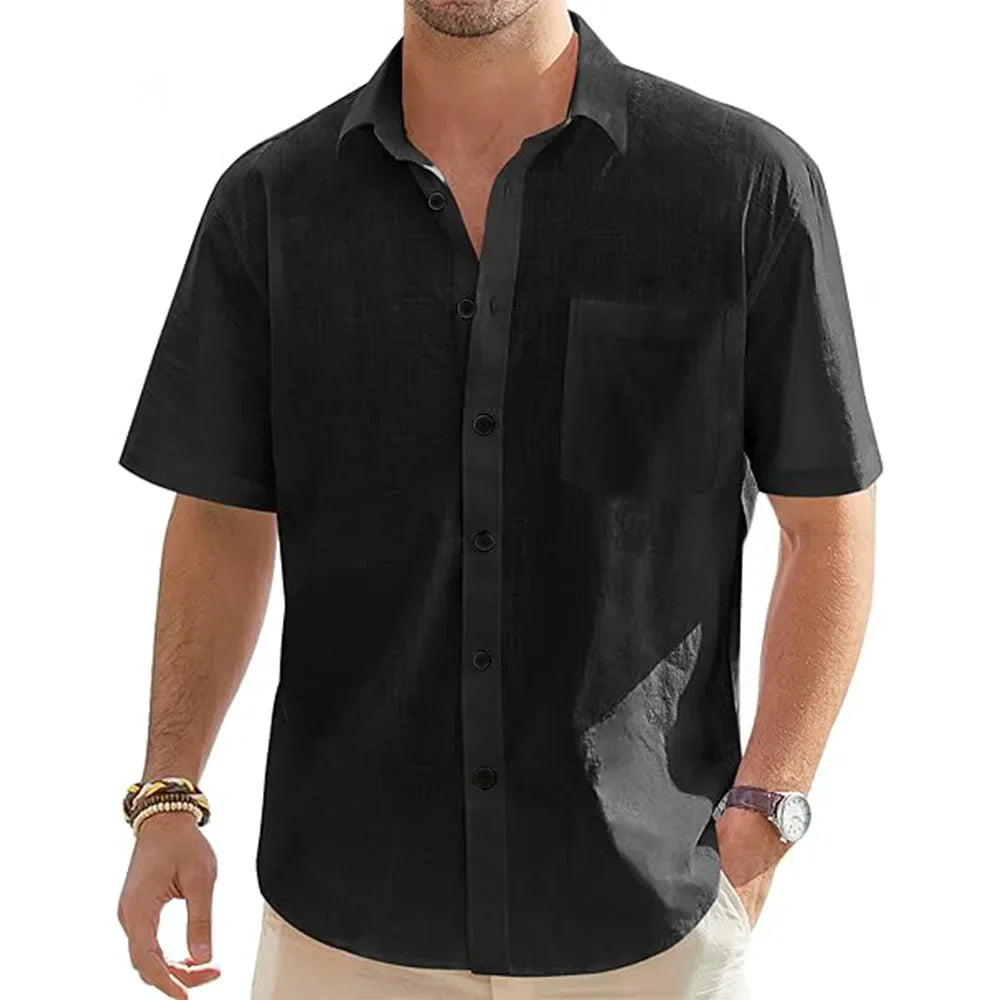 GR | Cotton Linen Summer Shirts Breathable and Stylish