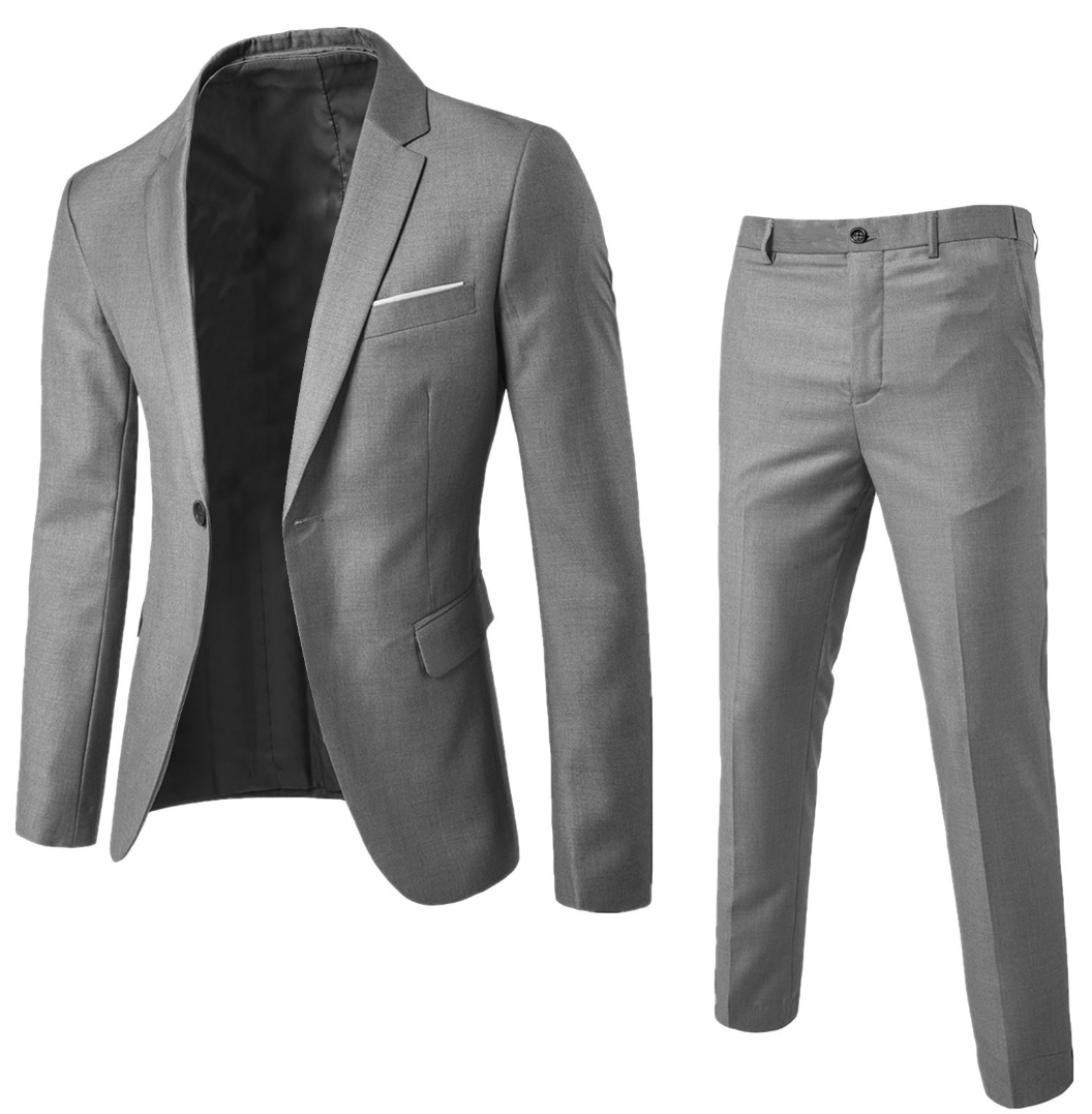 GR | Fashionable, soft 2-piece suit set 