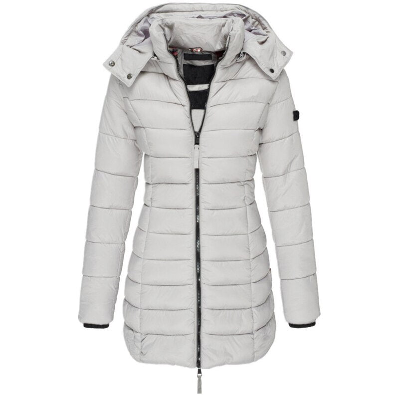 GR | Waterproof padded winter jacket for women With