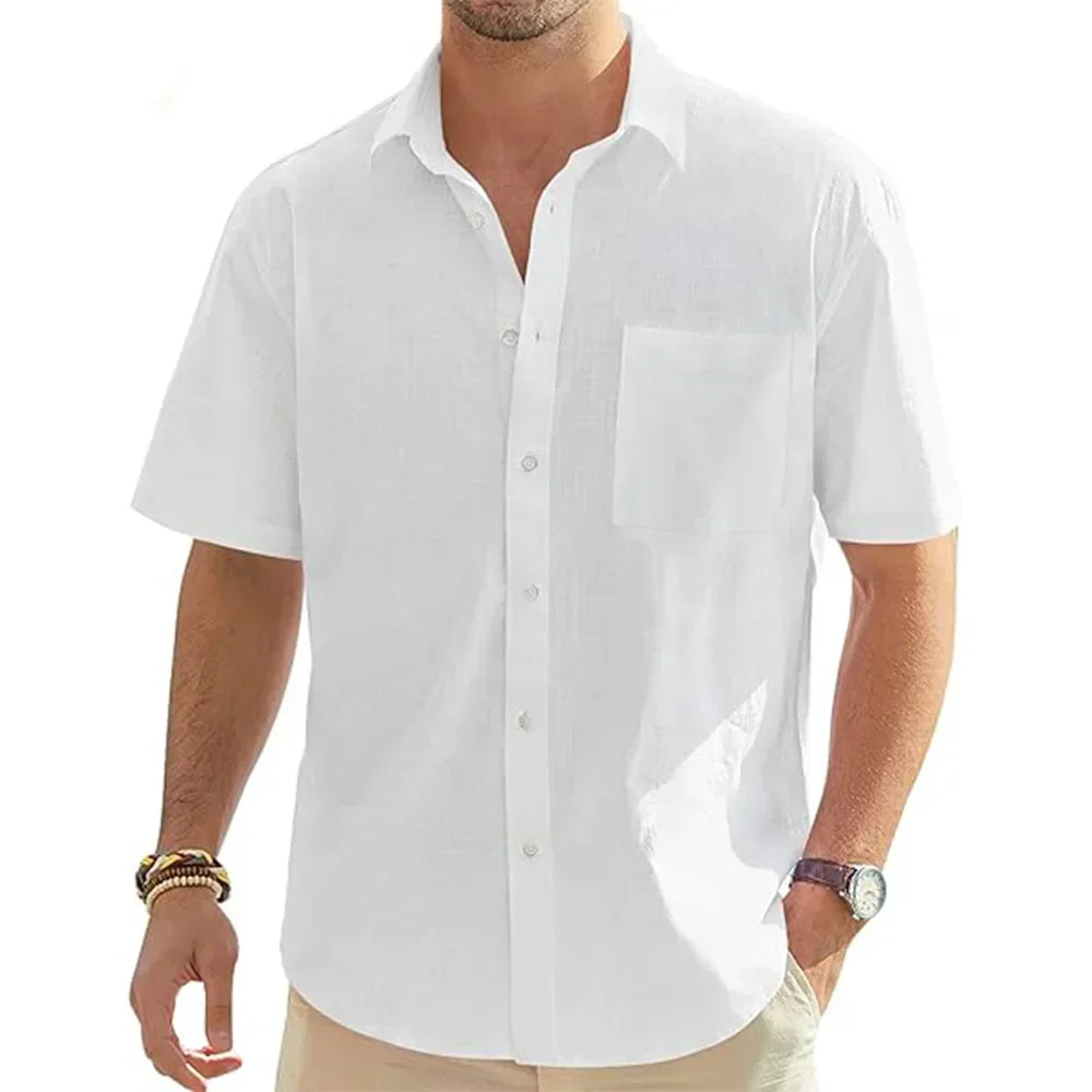 GR | Cotton Linen Summer Shirts Breathable and Stylish