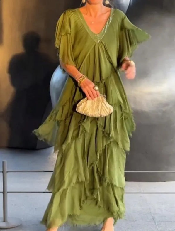 GR | Elegant long dress for festive occasions