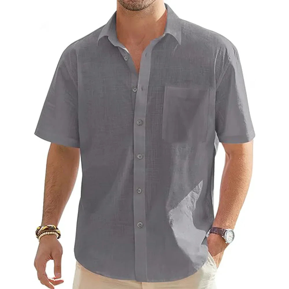GR | Cotton Linen Summer Shirts Breathable and Stylish