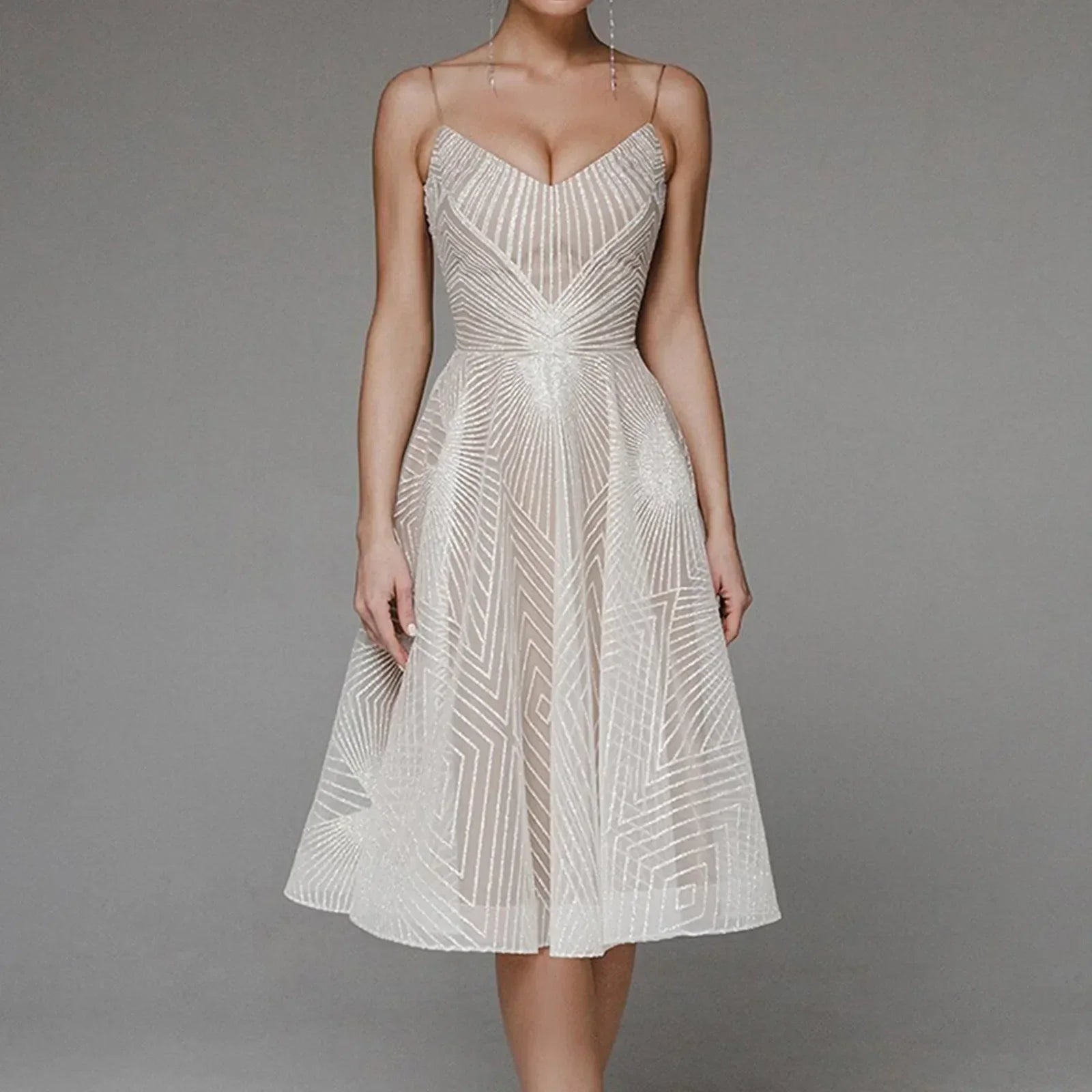 GR | Women's Embroidered Luxury Dress