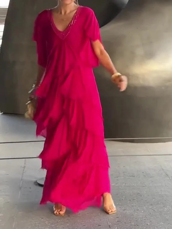 GR | Elegantes Langes Kleid für Festliche Anlässe