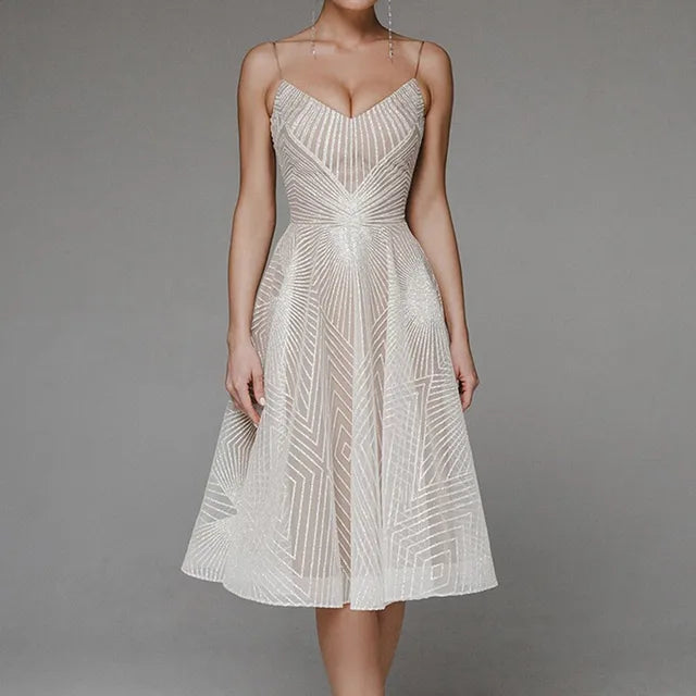 GR | Women's Embroidered Luxury Dress