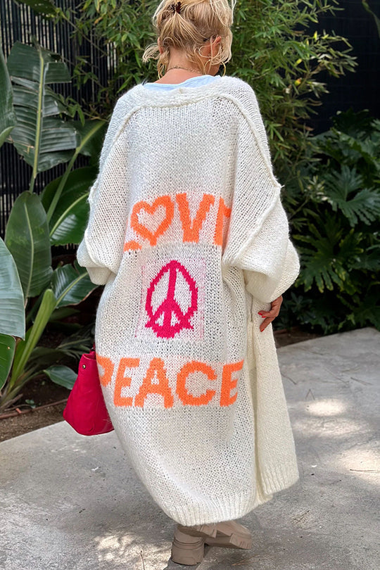 GR - Cozy oversized knit cardigan