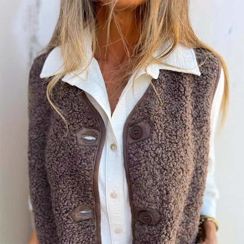 GR | Warm Vintage Vest for Women