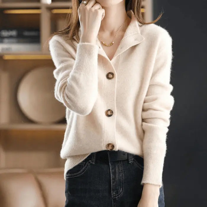 GR | Luxuriöse Kaschmir Strickjacke