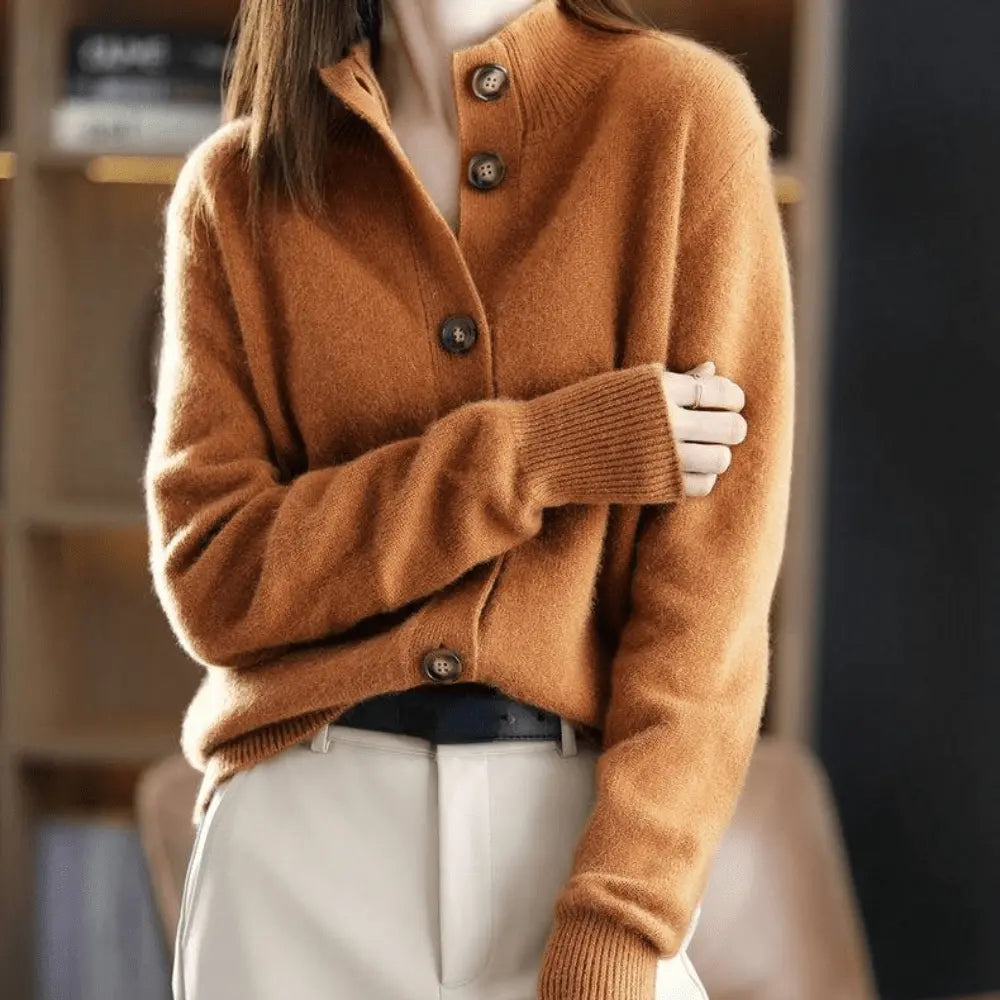 GR | Luxuriöse Kaschmir Strickjacke