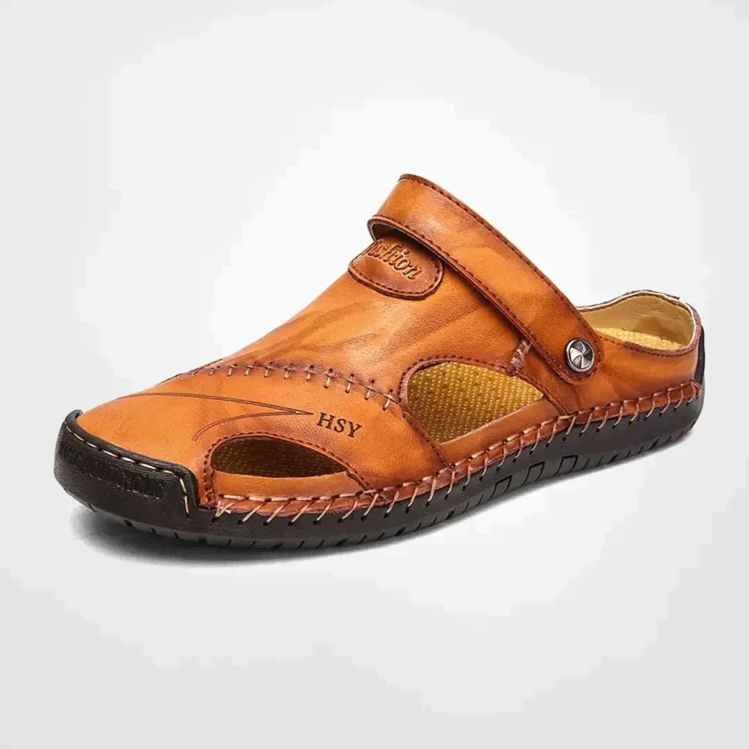 GR | Orthopedic leather sandals