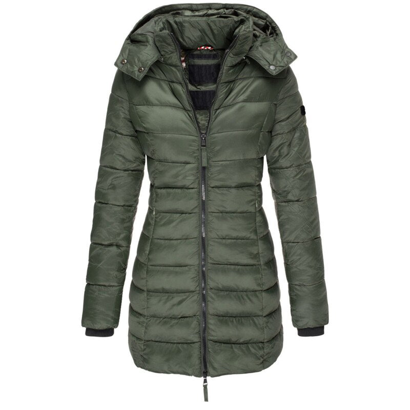 GR | Waterproof padded winter jacket for women With