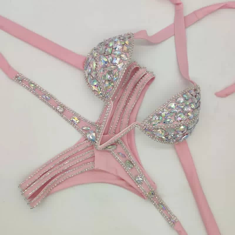 GR | Diamanté Bikini Set