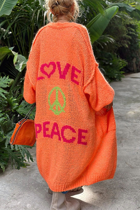 GR - Cozy oversized knit cardigan