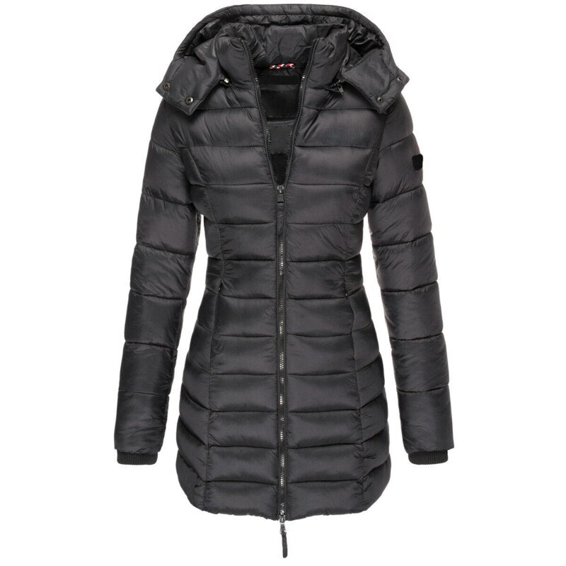 GR | Waterproof padded winter jacket for women With