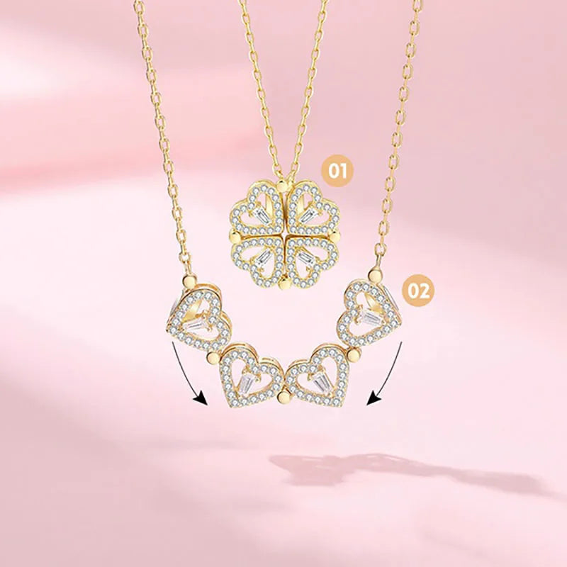 GR | Clover Heart Necklace