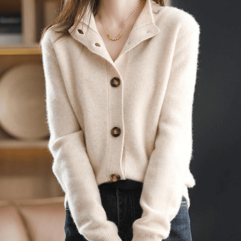 GR | Luxuriöse Kaschmir Strickjacke