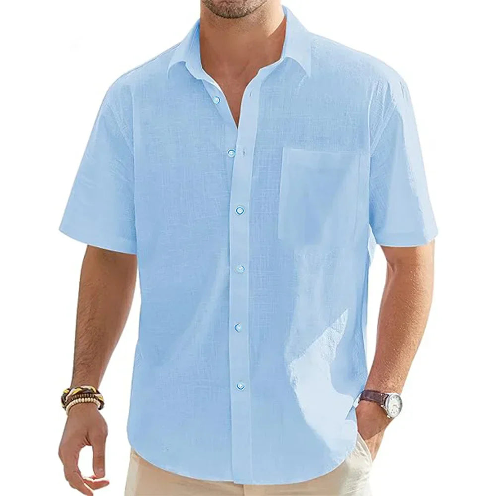 GR | Cotton Linen Summer Shirts Breathable and Stylish