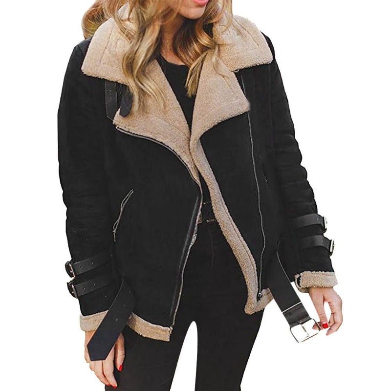 GR | Oversized shearling jacket