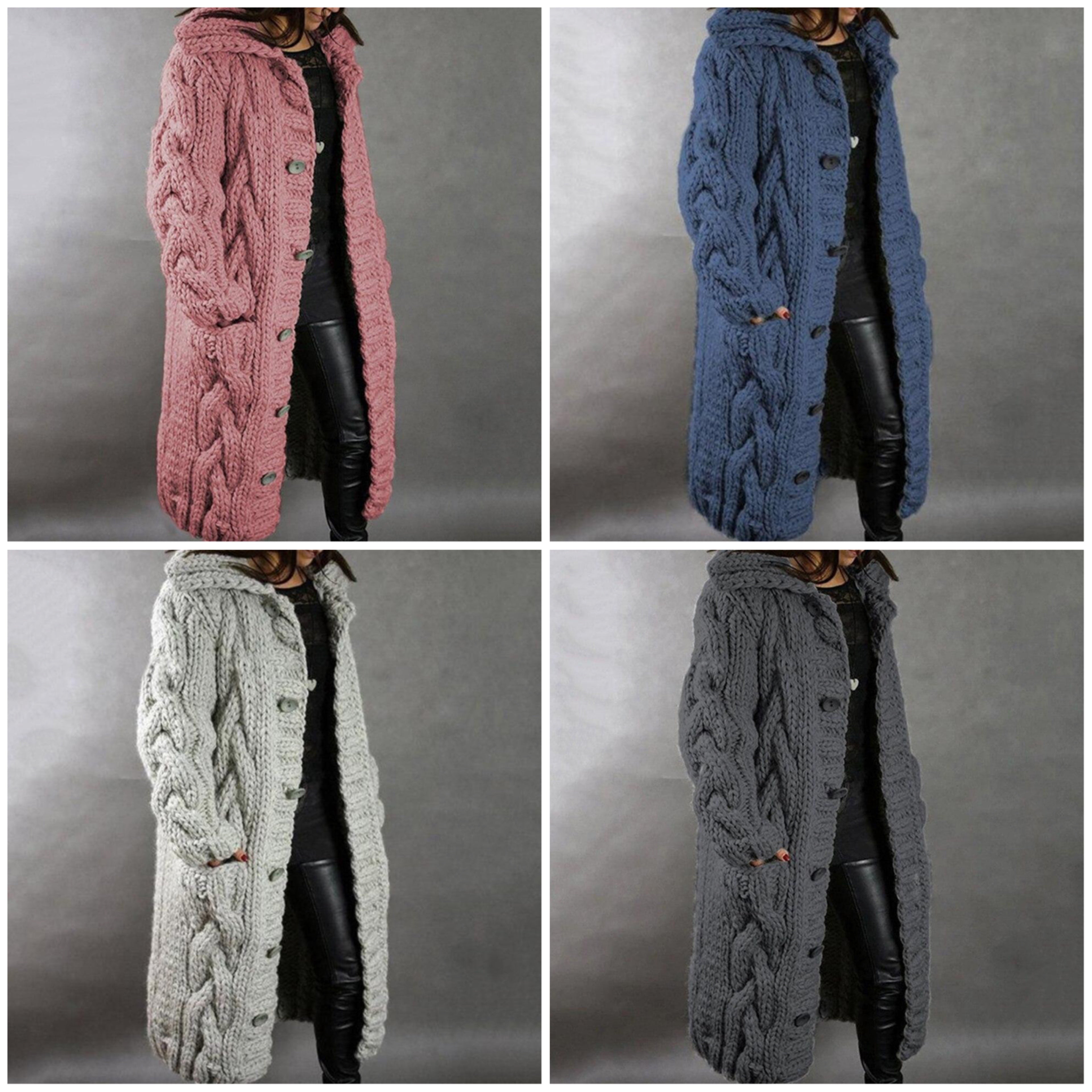 GR | Voluminöse Strickjacke