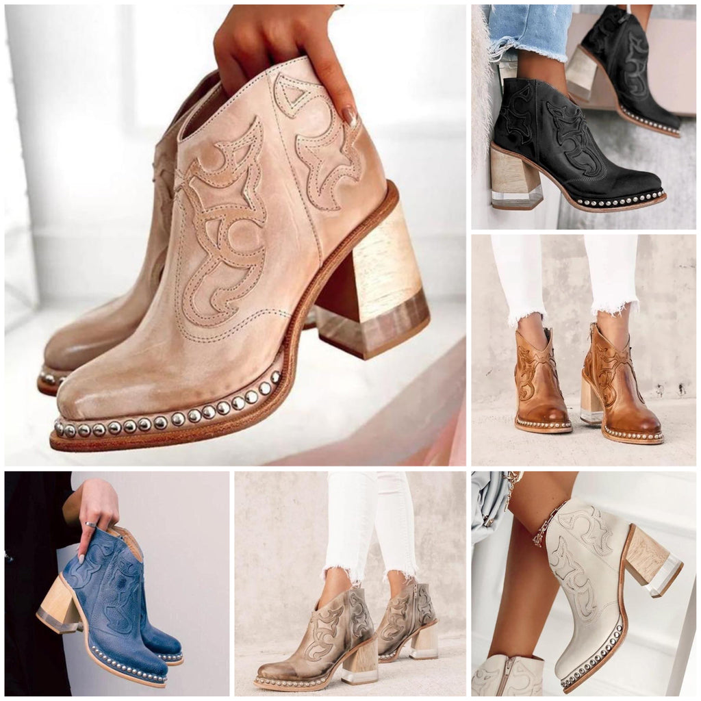 GR | Casual cowboy ankle boots