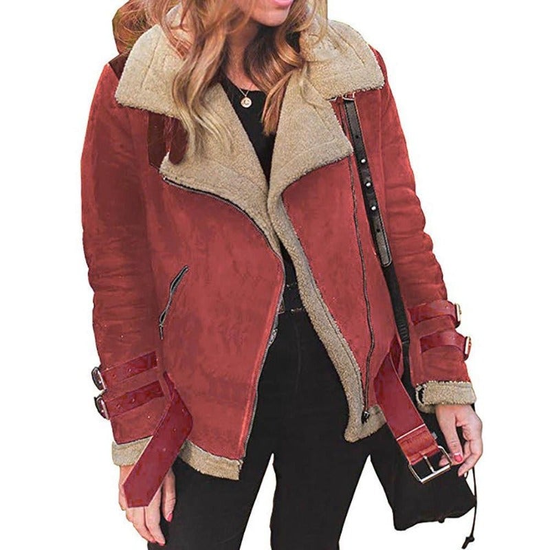 GR | Oversized shearling jacket