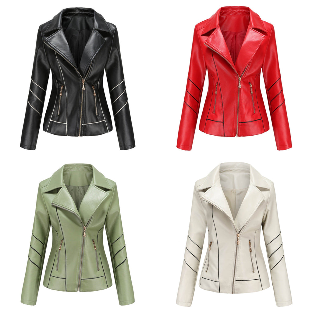 GR | Casual leather blazer