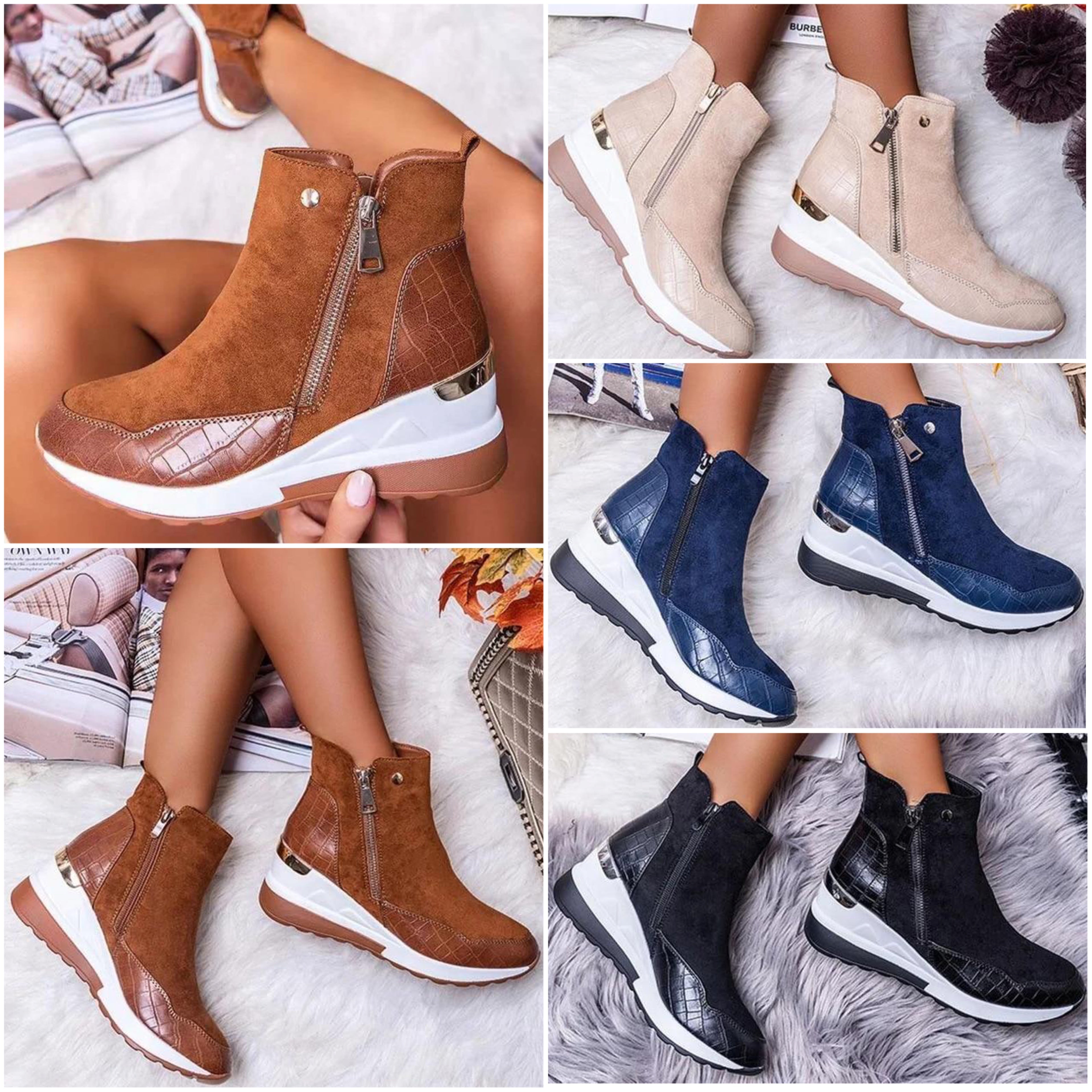 GR | High-top platform ankle boots