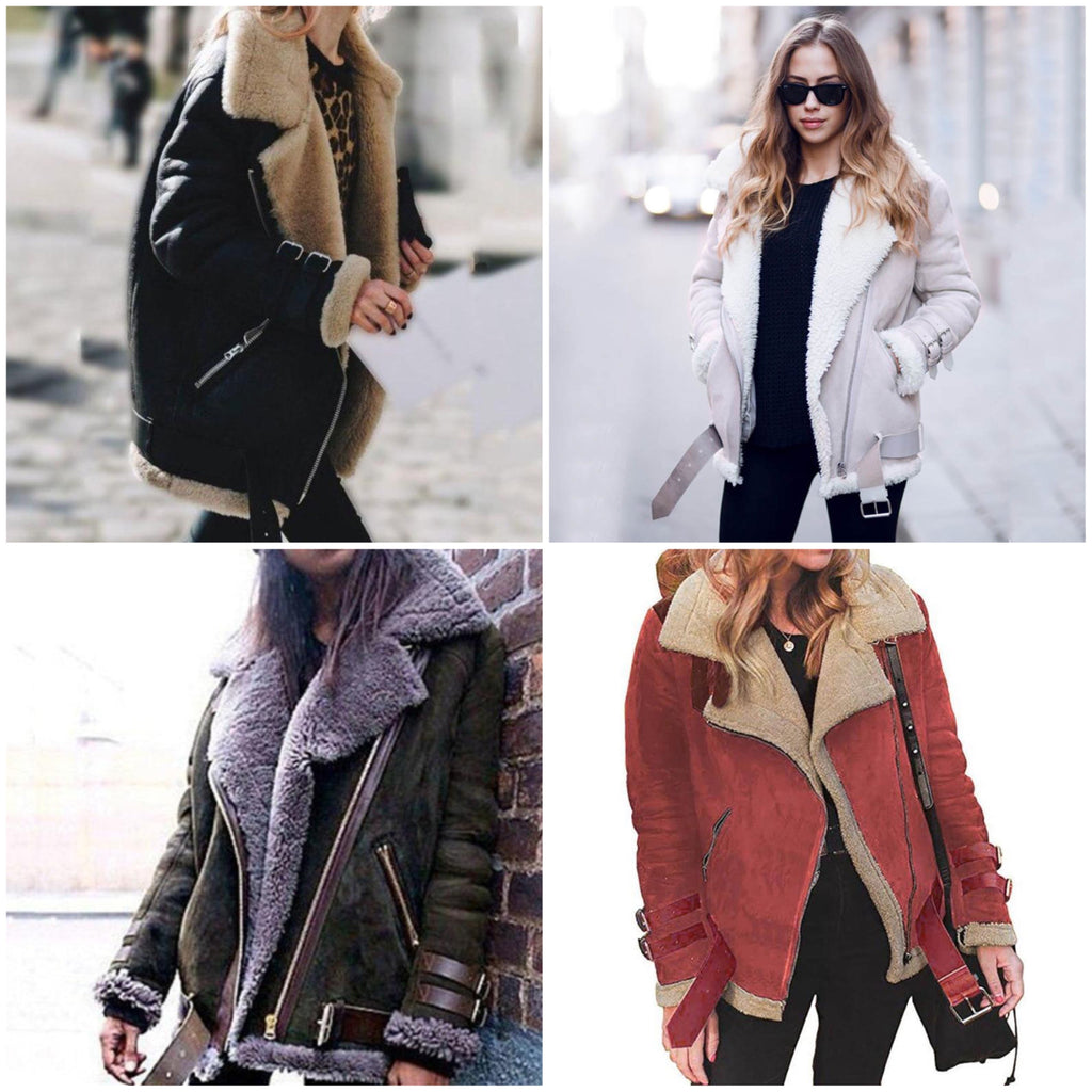 GR | Oversized shearling jacket
