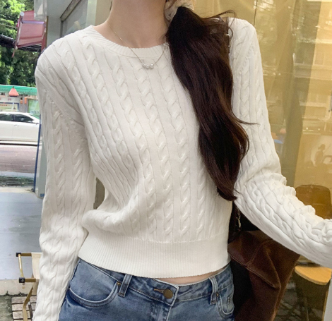 GR | Strickpullover mit R halsausschnitt