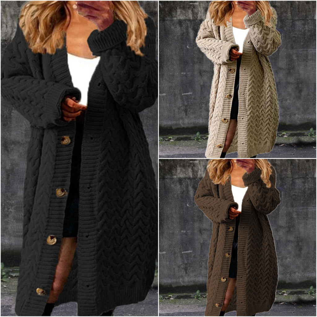 GR | Modischer Longstrickcardigan