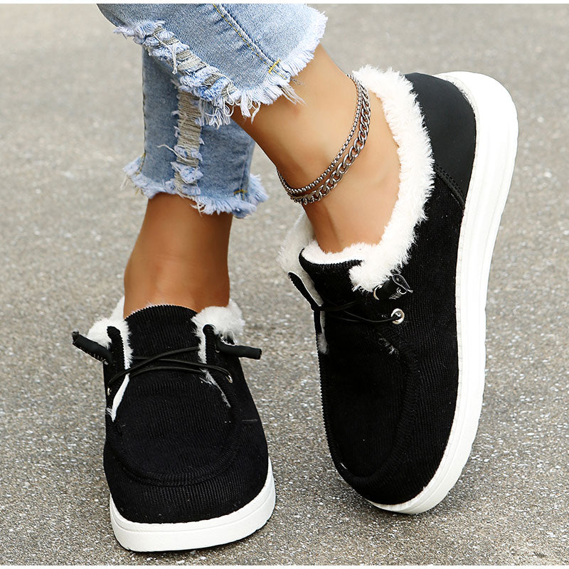 GR - Elegant winter sneakers with fur lining