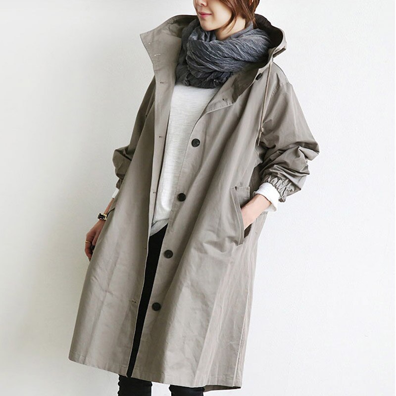 Stylish waterproof trench coat