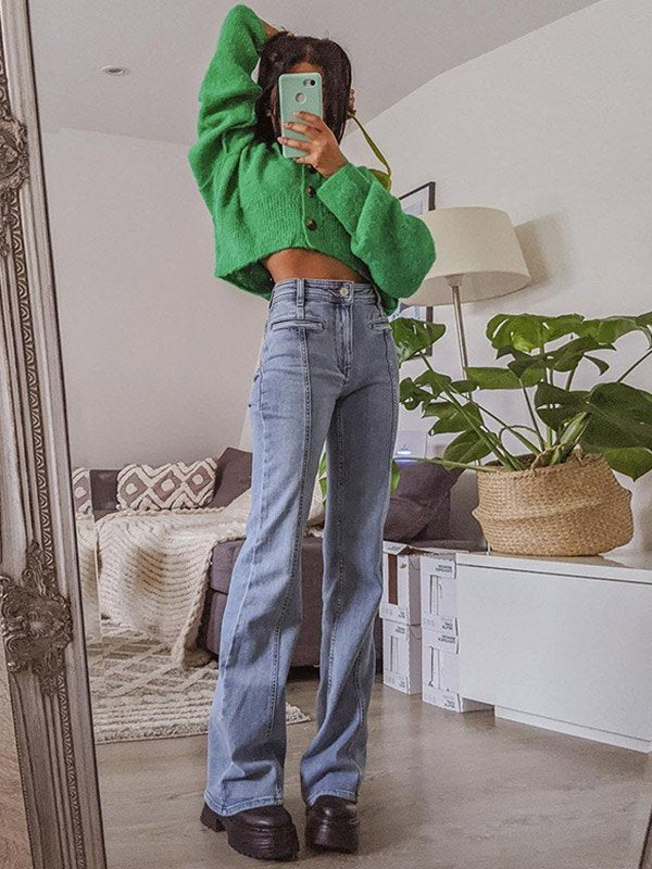 GR | Jeans With Back Star Patch