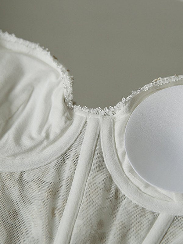 GR | Bustier Corset with Lace Trim