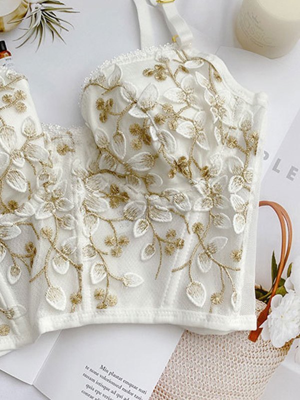 GR | Bustier Corset with Lace Trim