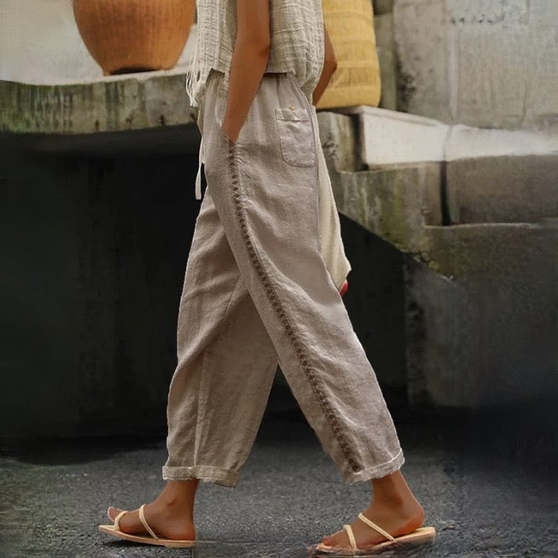 GR | Bequeme Leinenhose für Damen