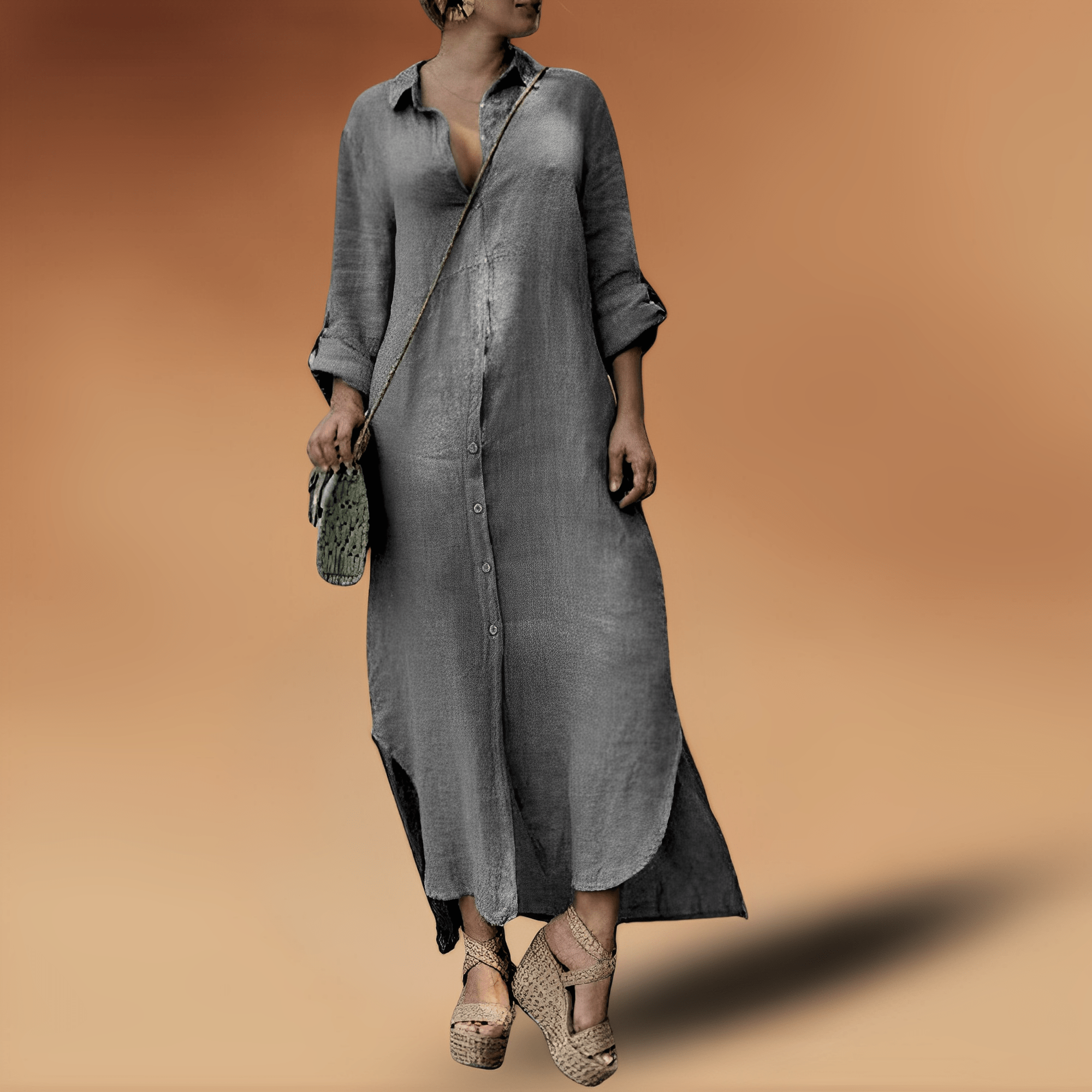 GR | stilvolles Leinenkleid