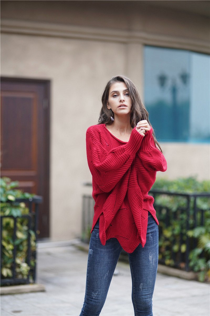GR Es wird alles gut Strickpullover - Grün