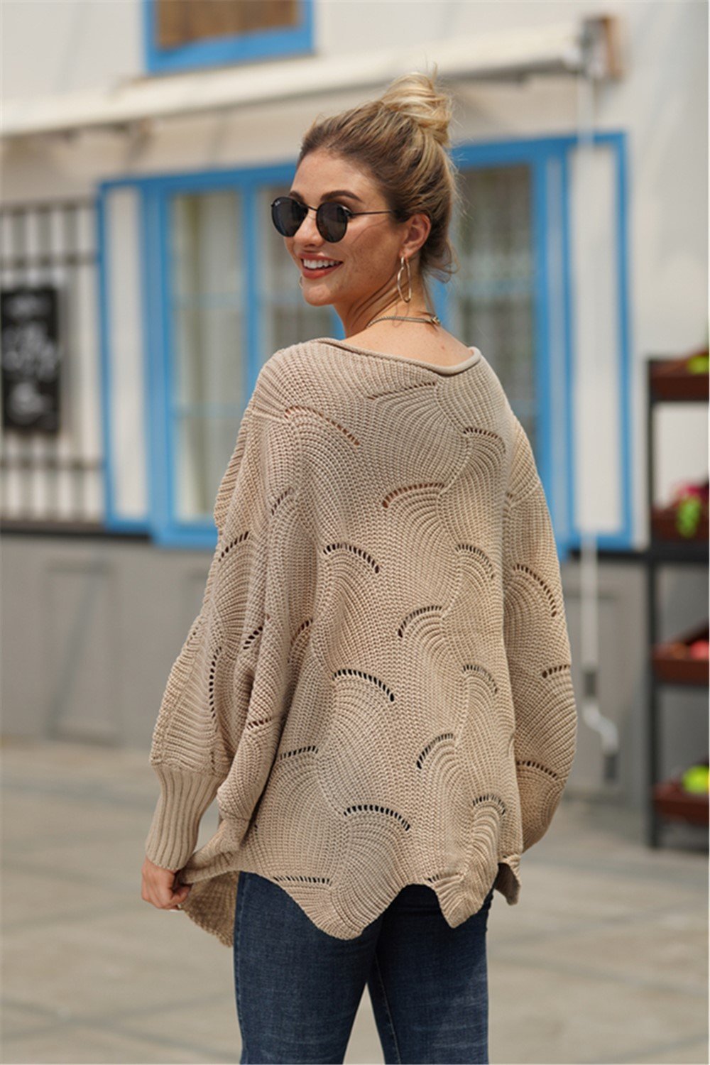 GR Es wird alles gut Strickpullover - Grün