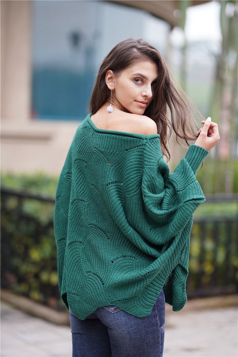 GR Es wird alles gut Strickpullover - Grün