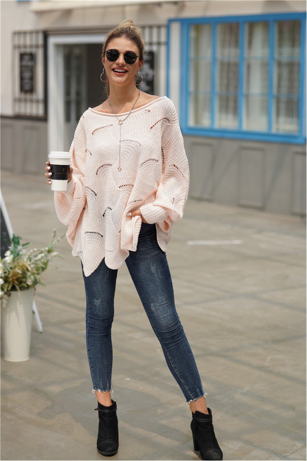 GR Es wird alles gut Strickpullover - Grün